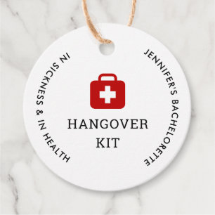 Etiquetas Para Lembrancinhas Kit de Ressaca da Festa de Despedida de Solteira