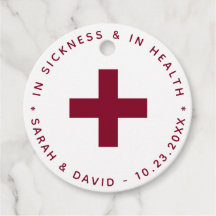 Kit Ressaca Borgonha Na Doença e Na Saúde 