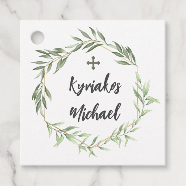 Etiquetas Para Lembrancinhas Kyriakos (Frente)