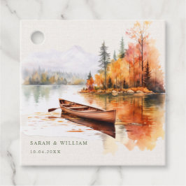 Etiquetas Para Lembrancinhas Lado de outono romântico e casamento de barco Favo