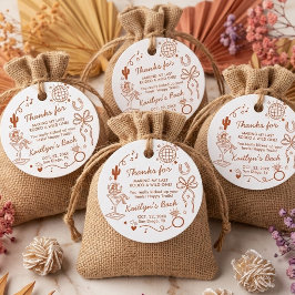 Etiquetas Para Lembrancinhas Last Rodeo Disco Cowgirl Bachelorette Party