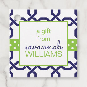 Etiquetas Para Lembrancinhas Latice & Grosgrain Presente Personalizado ou Marca