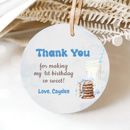 Etiquetas Para Lembrancinhas Leite E Biscoito Primeira Festa de aniversário