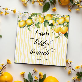 Etiquetas Para Lembrancinhas Lemon Branch Mediterrâneo Verão Brunch de Noiva