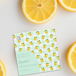 Etiquetas Para Lembrancinhas Lemon Citrus Summer Birthday