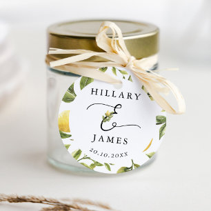 Etiquetas Para Lembrancinhas Lemon Sorrento Mediterranean Wedding