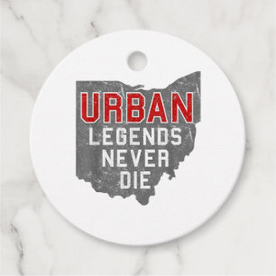 Etiquetas Para Lembrancinhas Lendas Urbanas Nunca Morrem Estado de Ohio Afastad