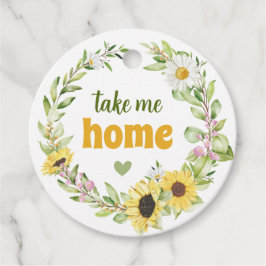 Etiquetas Para Lembrancinhas Leve-Me Para Casa Assista-Me Cultivar Pote De Seme