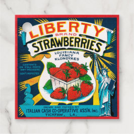 Etiquetas Para Lembrancinhas Liberty Strawberry