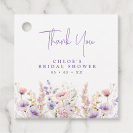 Etiquetas Para Lembrancinhas Lilases Flores Silvestres Obrigado Bridal Shower
