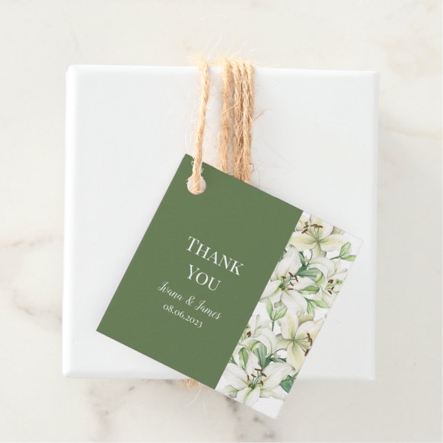 Etiquetas Para Lembrancinhas LILY Blossom Elegance (In Situ)