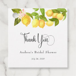 Etiquetas Para Lembrancinhas Limão e Verdura | Agradecimento Chá de Noiva