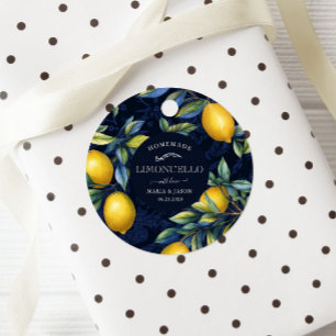 Etiquetas Para Lembrancinhas Limoncello Monograma Favor Clássico