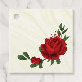 Etiquetas Para Lembrancinhas lindas flores vermelhas folhas verdes