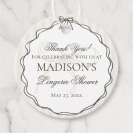 Etiquetas Para Lembrancinhas Lingerie Preta Festa de Solteira no Chuveiro Noiva
