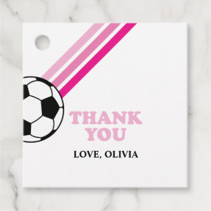 Etiquetas Para Lembrancinhas Listras Rosa Futebol Obrigado Aniversário