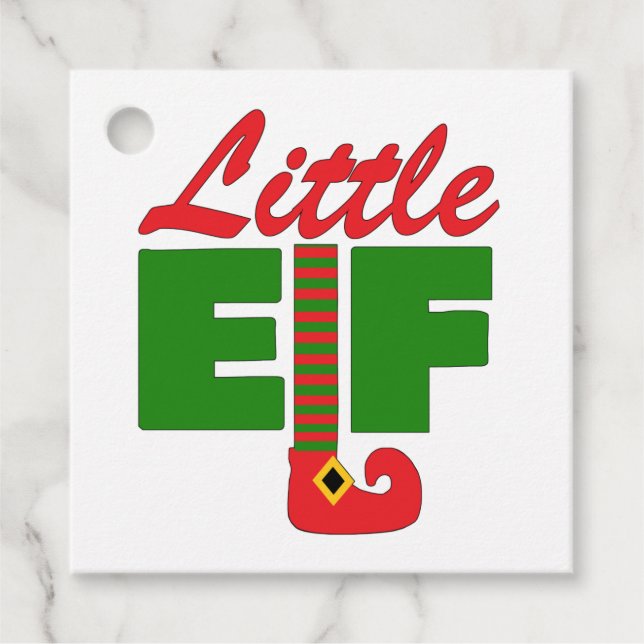 Etiquetas Para Lembrancinhas Little Elf (Frente)