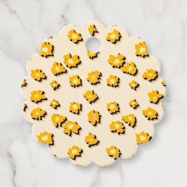 Etiquetas Para Lembrancinhas Little Flowers (Frente)