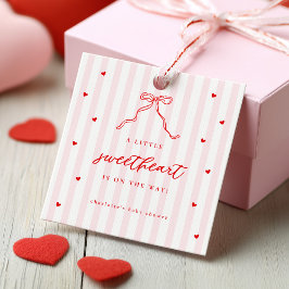 Etiquetas Para Lembrancinhas Little Sweetheart Bow Baby Shower