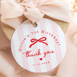 Etiquetas Para Lembrancinhas Little Sweetheart Pink Red Valentines 1st BIrthday