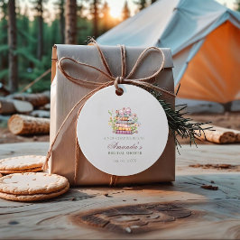 Etiquetas Para Lembrancinhas Livro de Histórias de um Novo Capítulo para Chá de