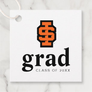 Etiquetas Para Lembrancinhas Logotipo Bold Bengals da Universidade Estadual de