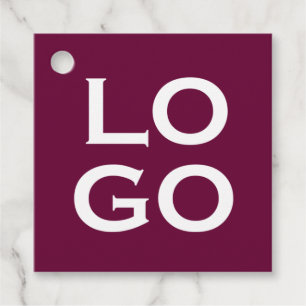 Etiquetas Para Lembrancinhas Logotipo Personalizado de Empresa ou Negócio em Ve