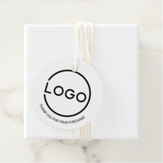 Etiquetas Para Lembrancinhas Logotipo Personalizado de Negócios Obrigado