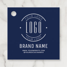 Etiquetas Para Lembrancinhas logotipo personalizado moderno da empresa comercia