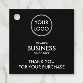 Etiquetas Para Lembrancinhas Logotipo Preto Moderno Obrigado Pela Sua Compra