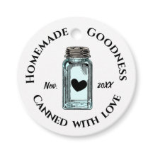 Loucura caseira enlatada com amor Mason Jar Dated