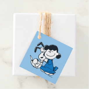 Etiquetas Para Lembrancinhas Lucy Hugging Snoopy