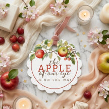 Macaquinho de Aguarela Outono Chá de Bebê