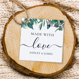 Etiquetas Para Lembrancinhas Made With Love Tag, Handmade Gift Tag,