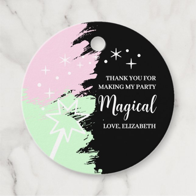 Etiquetas Para Lembrancinhas Magical Birthday (Frente)