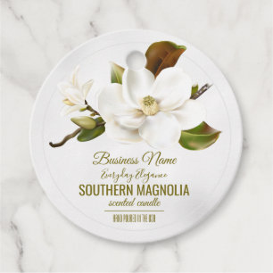Etiquetas Para Lembrancinhas Magnolia Flor