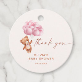 Etiquetas Para Lembrancinhas Mal Podemos Esperar Balão Rosa Obrigado