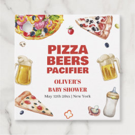 Etiquetas Para Lembrancinhas Mama Mia Italiana Pizza Beer Pacifier Chá de frald