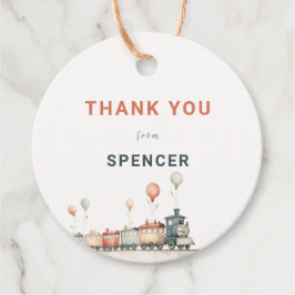 Etiquetas Para Lembrancinhas Maneira Personalizável De Comboio Obrigado