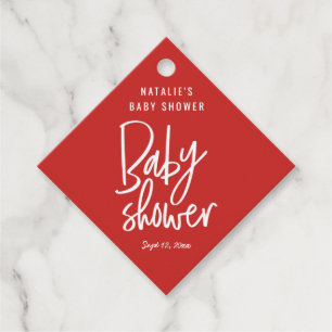 Etiquetas Para Lembrancinhas Mão moderna chá de fraldas escrito