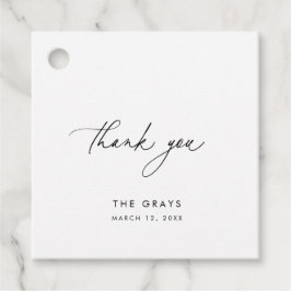 Etiquetas Para Lembrancinhas Marca de Favor do Casamento Moderno