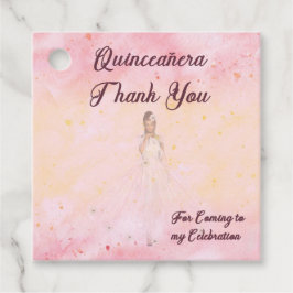 Etiquetas Para Lembrancinhas Marca de Favor para Quinceanera