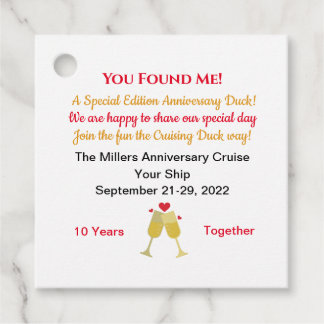 Etiquetas Para Lembrancinhas Marca do Pato Cruzador do Aniversário