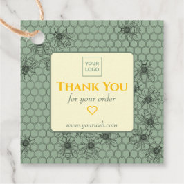 Etiquetas Para Lembrancinhas Marca Personalizável de agradecimentos às empresas