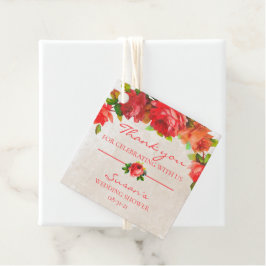 Etiquetas Para Lembrancinhas Marca Watercolor Floral Obrigado