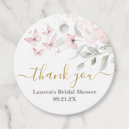 Etiquetas Para Lembrancinhas Marcações de Favor Floral da Borboleta