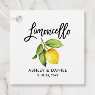 Etiquetas Para Lembrancinhas Marcações na Praça Limão de Casamento Limoncel
