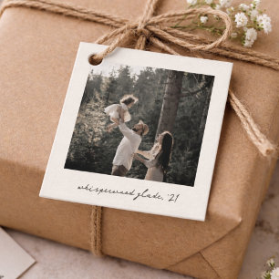 Etiquetas Para Lembrancinhas Marcador de Presente de Foto Polaroid Arte Perso