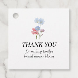 Etiquetas Para Lembrancinhas Marcadores de Favor de Flores Silvestres do Amor e