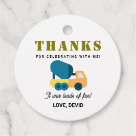 Etiquetas Para Lembrancinhas Marcadores de Favoritos de Aniversário do Caminhão